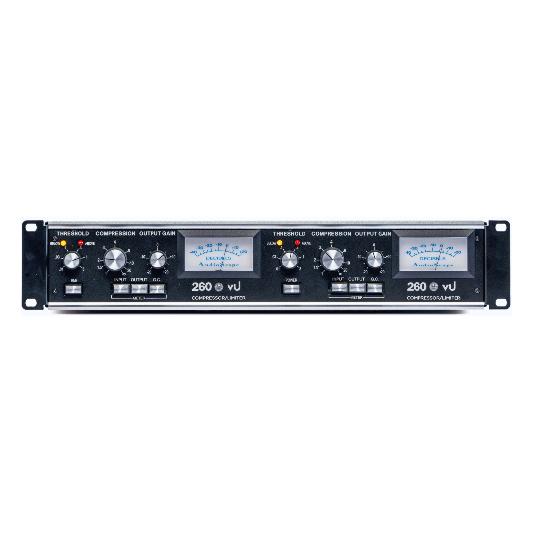 AudioScape 260VU Compressor/Limiter — Vintage Pro Audio Equipment